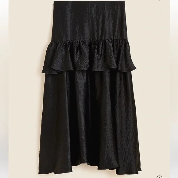 J.Crew Collection ruffle-tier midi skirt (size 2) - Picture 4 of 7